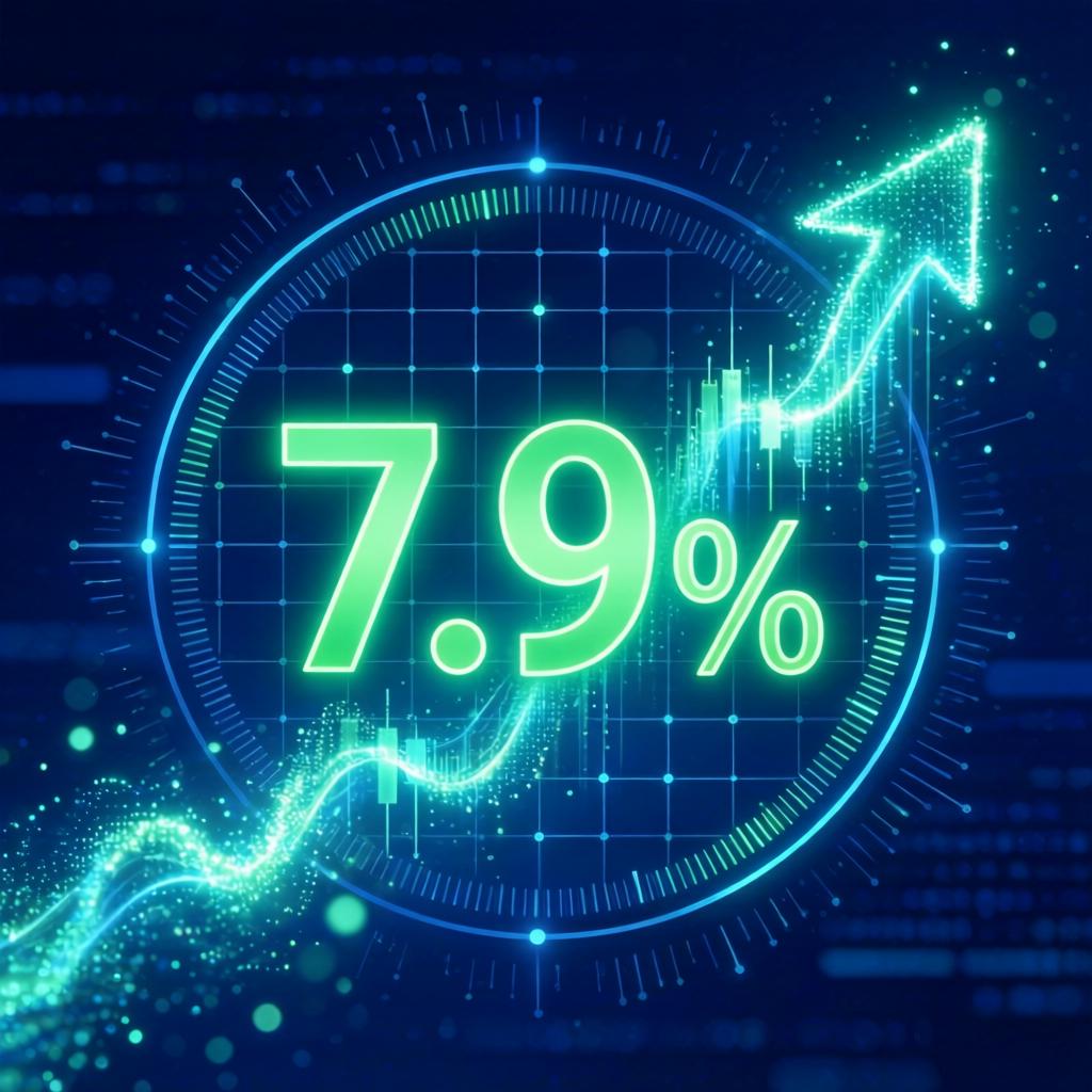央行：社会融资规模存量同比增长7.9%