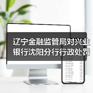 辽宁金融监管局对兴业银行沈阳分行行政处罚信息（图1）