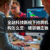 金融科技新规下持牌机构怎么变:破禁锢走独立之路(图1) 金融科技新规下持牌机构怎么变:破禁锢走独立之路(图1)