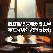 渣打银行深圳分行上半年在深圳外资银行投诉量居首(图2) 渣打银行深圳分行上半年在深圳外资银行投诉量居首(图2)