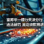富邦华一银行天津分行违法被罚 流动贷款用途不合规(图2) 富邦华一银行天津分行违法被罚 流动贷款用途不合规(图2)