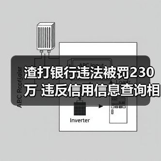 渣打银行违法被罚230万 违反信用信息查询相关规定(图4) 渣打银行违法被罚230万 违反信用信息查询相关规定(图4)