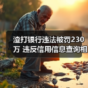 渣打银行违法被罚230万 违反信用信息查询相关规定（图3）