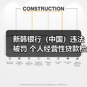 新韩银行（中国）违法被罚 个人经营性贷款检查不到位（图4）