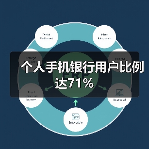 个人手机银行用户比例达71%(图3) 个人手机银行用户比例达71%(图3)