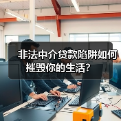 非法中介贷款陷阱如何摧毁你的生活?(图2) 非法中介贷款陷阱如何摧毁你的生活?(图2)