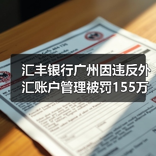 汇丰银行广州因违反外汇账户管理被罚155万（图3）