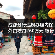 成都分行违规办理内保外贷被罚260万元 银行遭重罚（图2）
