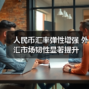 人民币汇率弹性增强 外汇市场韧性显著提升（图1）