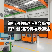 银行违规查征信会被罚吗？新韩案例揭示违法成本（图1）