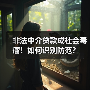非法中介贷款成社会毒瘤!如何识别防范?(图4) 非法中介贷款成社会毒瘤!如何识别防范?(图4)