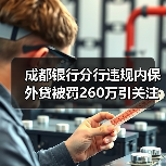 成都银行分行违规内保外贷被罚260万引关注（图2）