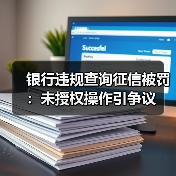银行违规查询征信被罚：未授权操作引争议（图4）