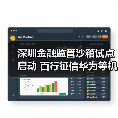 深圳金融监管沙箱试点启动 百行征信华为等机构入围（图3）