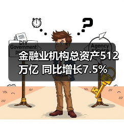 金融业机构总资产512万亿 同比增长7.5%(图1) 金融业机构总资产512万亿 同比增长7.5%(图1)