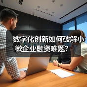 数字化创新如何破解小微企业融资难题？（图1）