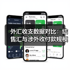 外汇收支数据对比:结售汇与涉外收付款规模差异分析(图1) 外汇收支数据对比:结售汇与涉外收付款规模差异分析(图1)