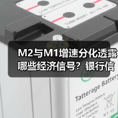 M2与M1增速分化透露哪些经济信号?银行信贷走向解析(图1) M2与M1增速分化透露哪些经济信号?银行信贷走向解析(图1)