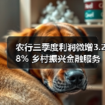 农行三季度利润微增3.28% 乡村振兴金融服务如何再升级?(图3) 农行三季度利润微增3.28% 乡村振兴金融服务如何再升级?(图3)