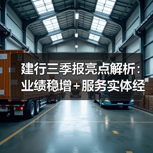 建行三季报亮点解析:业绩稳增+服务实体经济双突破(图2) 建行三季报亮点解析:业绩稳增+服务实体经济双突破(图2)