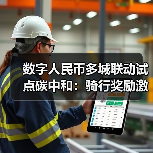 数字人民币多城联动试点碳中和：骑行奖励激励低碳生活