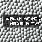 农行中期业绩逆势增长:县域金融创新与乡村振兴的智慧密码(图4) 农行中期业绩逆势增长:县域金融创新与乡村振兴的智慧密码(图4)