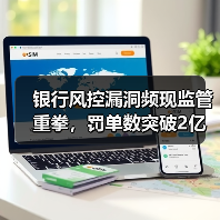 银行风控漏洞频现监管重拳,罚单数突破2亿背后真相(图1) 银行风控漏洞频现监管重拳,罚单数突破2亿背后真相(图1)