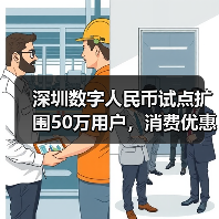 深圳数字人民币试点扩围50万用户,消费优惠如何激发使用习惯?(图1) 深圳数字人民币试点扩围50万用户,消费优惠如何激发使用习惯?(图1)