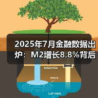 2025年7月金融数据出炉:M2增长8.8%背后的金融动向(图1) 2025年7月金融数据出炉:M2增长8.8%背后的金融动向(图1)