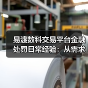 易渡数科交易平台金融处罚日常经验:从需求判断到使用维护(图2) 易渡数科交易平台金融处罚日常经验:从需求判断到使用维护(图2)