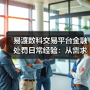 易渡数科交易平台金融处罚日常经验:从需求判断到使用维护(图3) 易渡数科交易平台金融处罚日常经验:从需求判断到使用维护(图3)