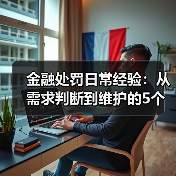 金融处罚日常经验:从需求判断到维护的5个实用方法(图2) 金融处罚日常经验:从需求判断到维护的5个实用方法(图2)