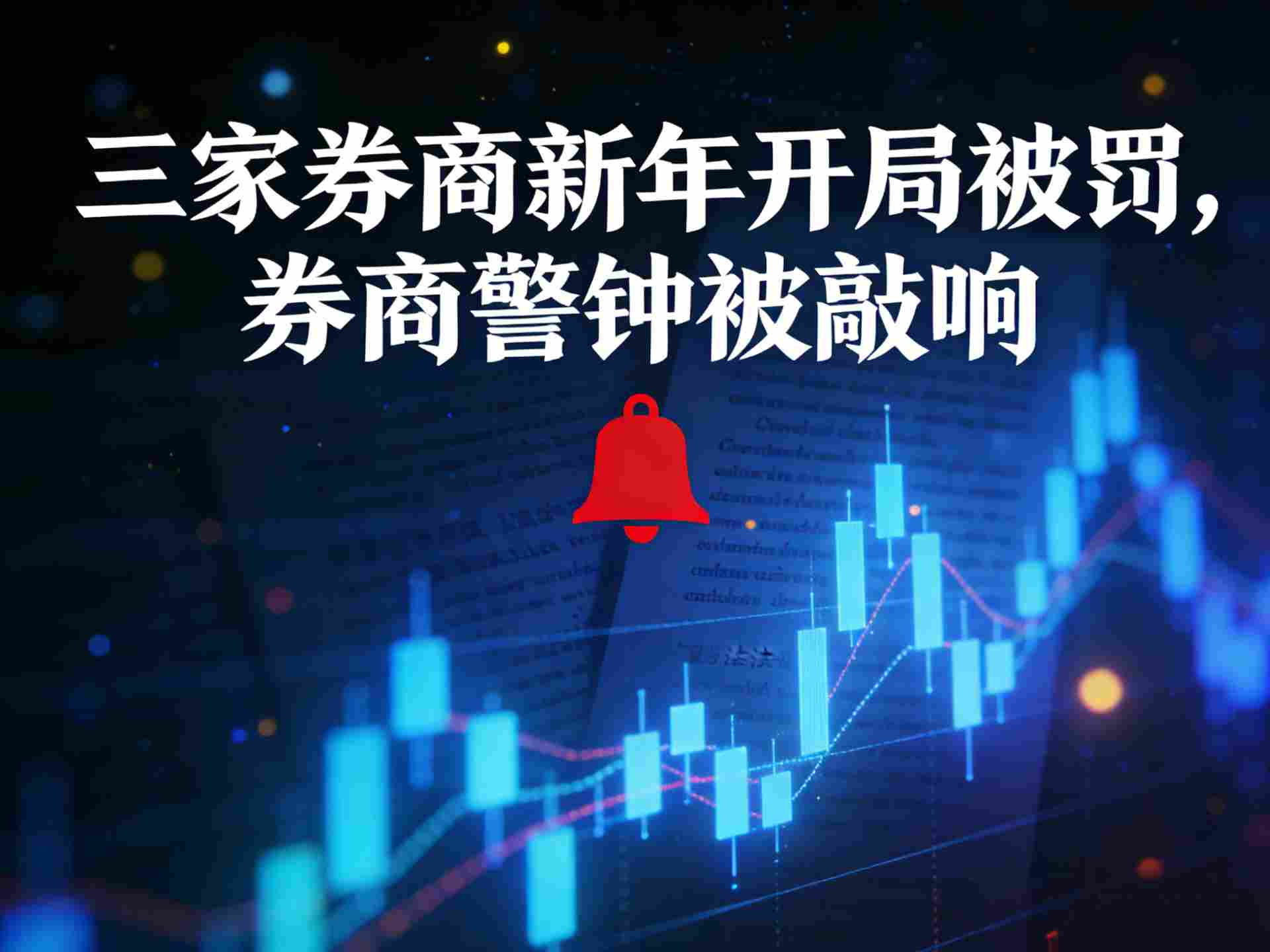 三家券商新年开局被罚，券商警钟被敲响